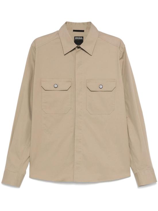 25SS 에르메네질도제냐 긴팔 셔츠 RUFV16A9SOT8BN 02G - ERMENEGILDO ZEGNA