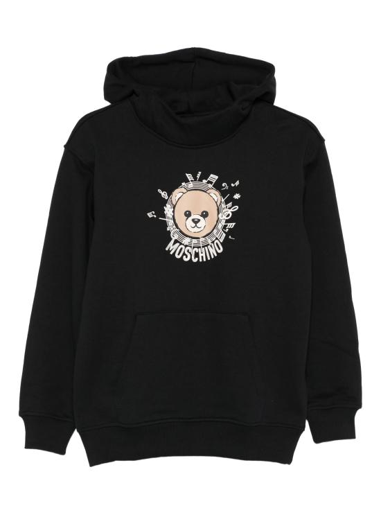 25FW [키즈] 모스키노 트레이닝 상의 HUF096LCA23 60100 NERO