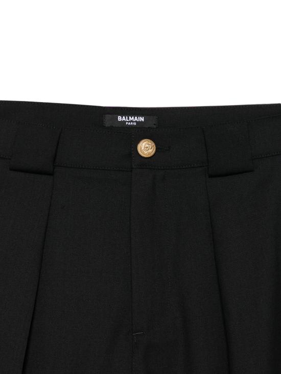 25FW [키즈] 발망 스트레이트 팬츠 BX6P20I0196 930OR - BALMAIN