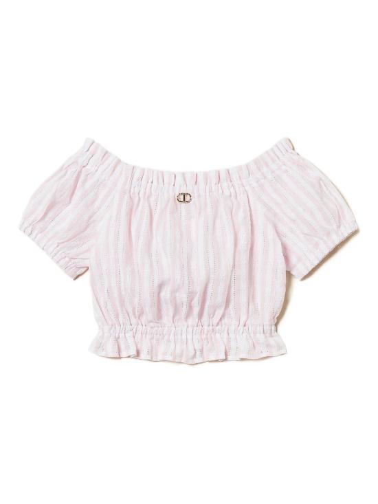 25SS [키즈] 트윈셋 블라우스 251GJ2474 12207 RIGA SWEET - TWINSET