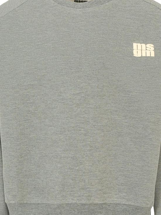 25FW [키즈] 엠에스지엠 니트/스웻셔츠 F5MSJUSW057 104 GRIGIO MELANGE SCURO - MSGM