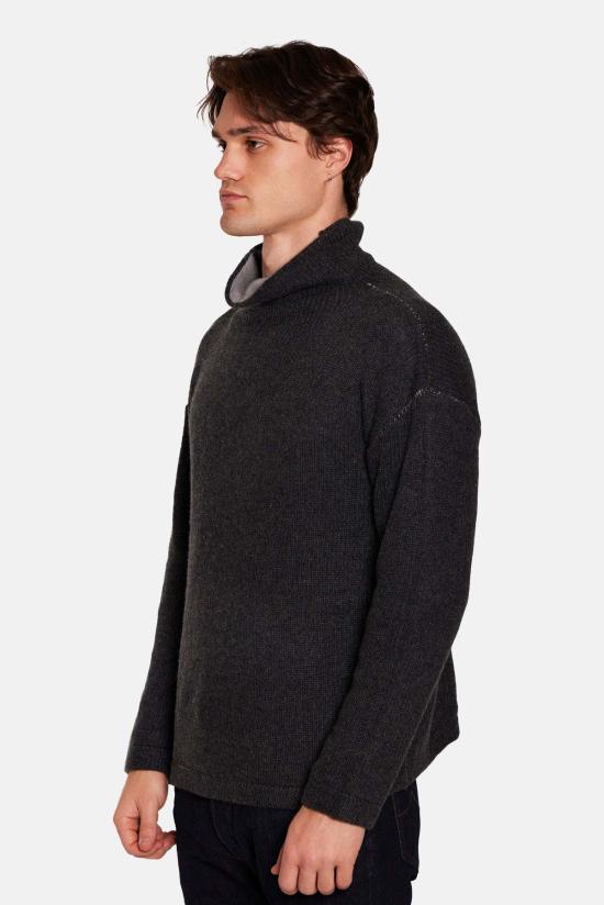  블루&크림 스웨터 블루앤크림 브래드 캐시미어 터틀넥 - BLUE&CREAM