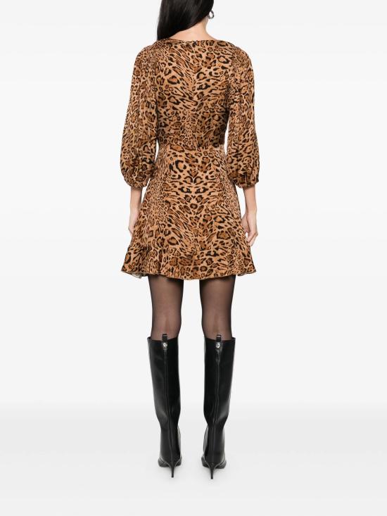 25FW 트윈셋 미디 원피스 252TP2472 12737 ANIMALIER COFFEE - TWINSET