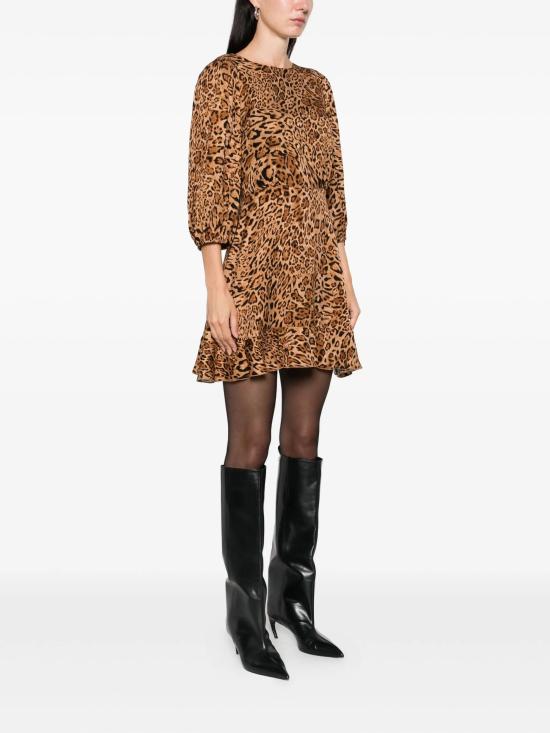 25FW 트윈셋 미디 원피스 252TP2472 12737 ANIMALIER COFFEE - TWINSET