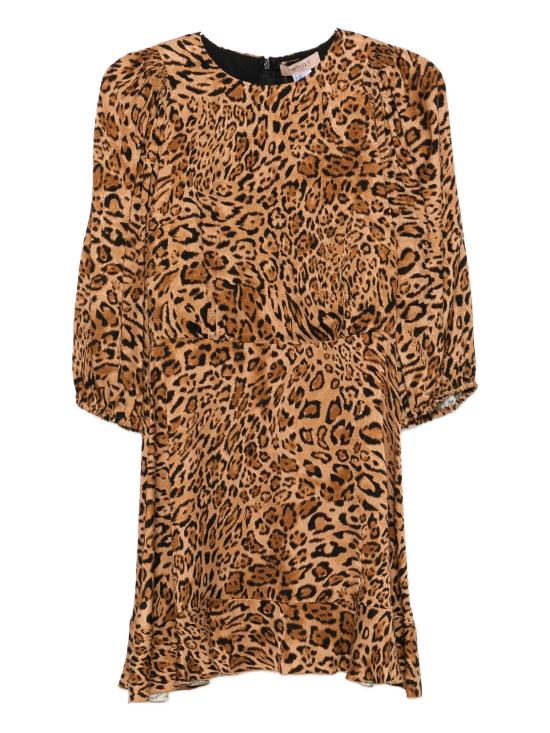 25FW 트윈셋 미디 원피스 252TP2472 12737 ANIMALIER COFFEE