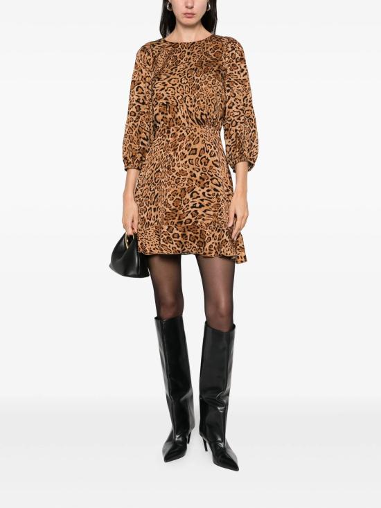 25FW 트윈셋 미디 원피스 252TP2472 12737 ANIMALIER COFFEE - TWINSET