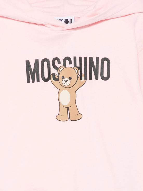 25FW [키즈] 모스키노 트레이닝 상의 HUF09FLCA40 50209 SUGAR ROSE - MOSCHINO