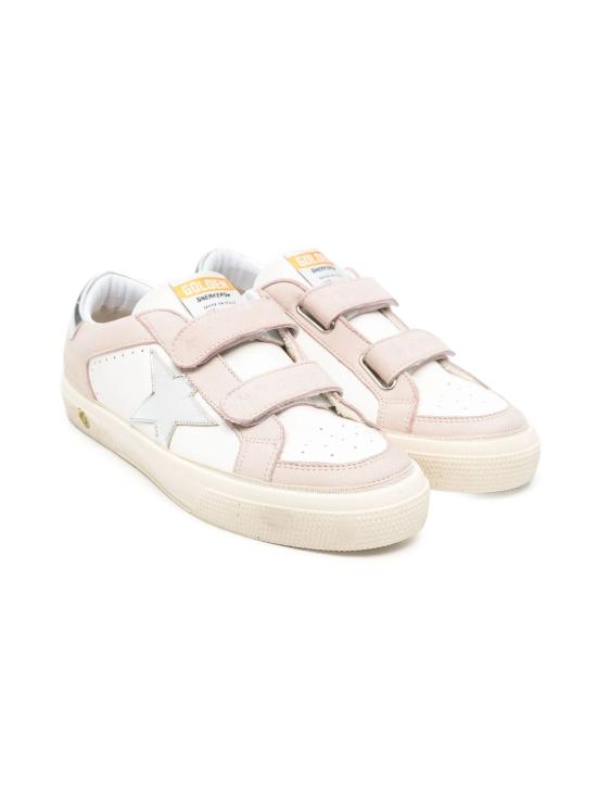 25SS [키즈] 골든구스 스니커즈 GTF00612F006776 81371 WHITE LIGHT PINK SILVER