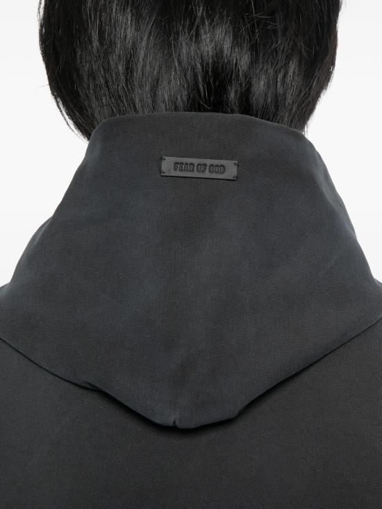 25FW 피어오브갓 후드 티셔츠 FG25FW12121BHF 001 BLACK - FEAR OF GOD