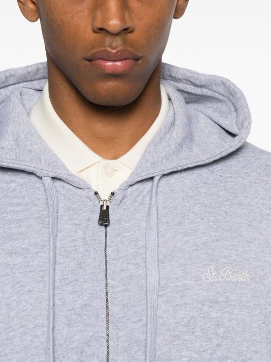 25FW 세인트바쓰 후드 티셔츠 MERCER LIGHT SB 15ML EMB - MC2 SAINT BARTH