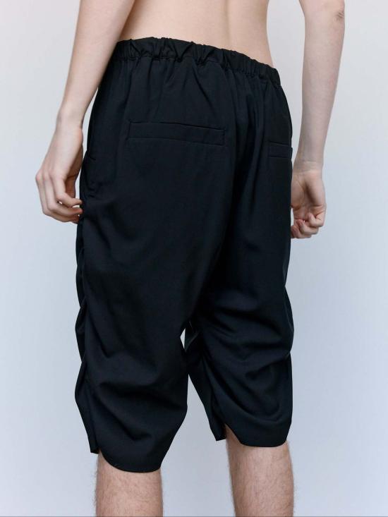  가브리엘라 콜 가먼츠 숏팬츠 330번 여름 울 드레이프 반바지 블랙 - GABRIELA COLL GARMENTS