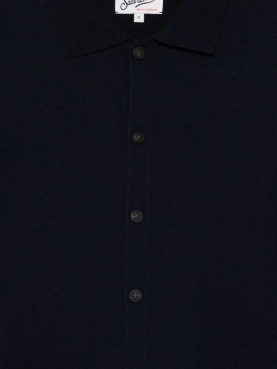 25FW 세인트바쓰 가디건 HANOVER MERINOCASH 62 NIGHT BLUE - MC2 SAINT BARTH