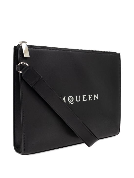 25FW MC QUEEN 남성지갑 8361511AAU6 1080 BLACK SILVER - OTHER BRANDS