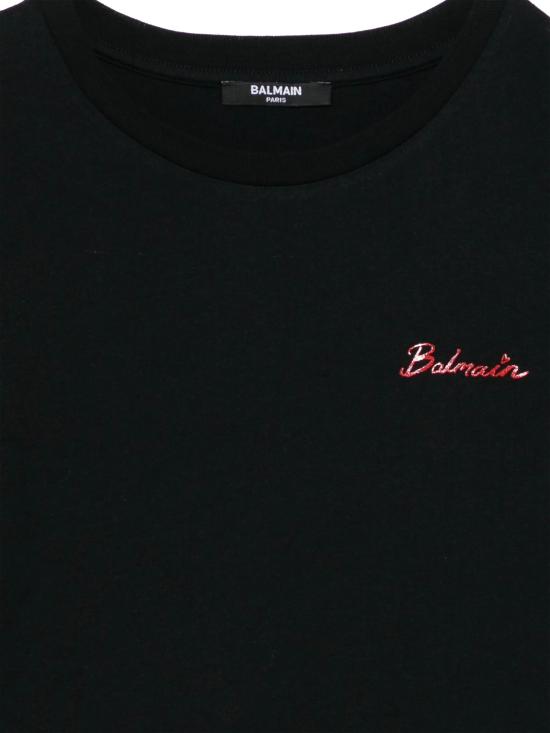 25SS [키즈] 발망 티셔츠 BW8A41Z1751 930RO - BALMAIN