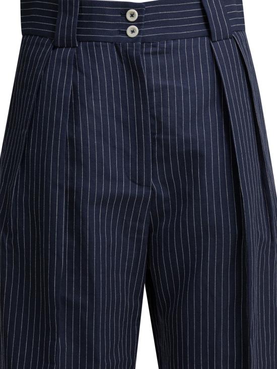 26SS 이네스 드 라 프레상쥬 스트레이트 팬츠 16P008LI101P280 Blue - INES DE LA FRESSANGE