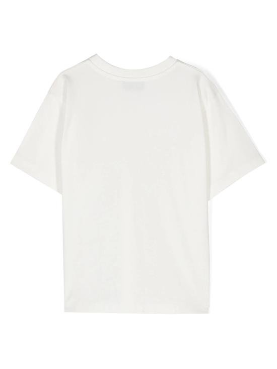 25SS [키즈] 모스키노 티셔츠 HGM060LBA11 10063 CLOUD - MOSCHINO