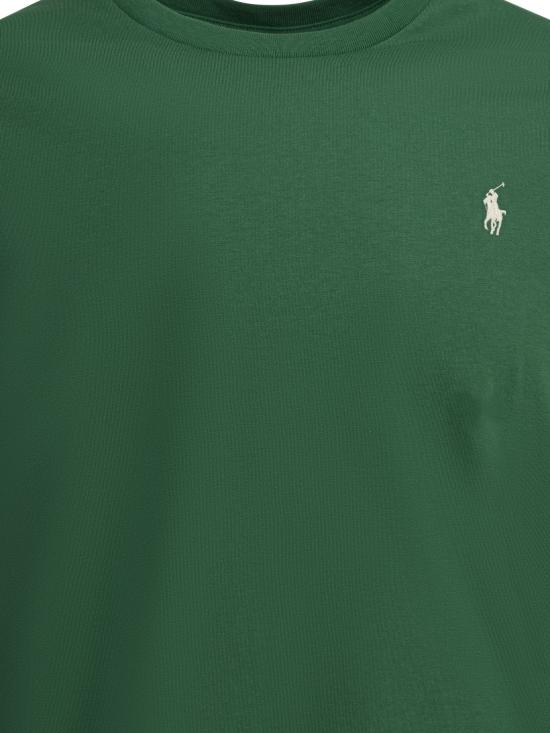 26SS 폴로 랄프로렌 포니로고 자수 반팔 티셔츠 710671438422ANTIQUE GREEN - POLO RALPH LAUREN