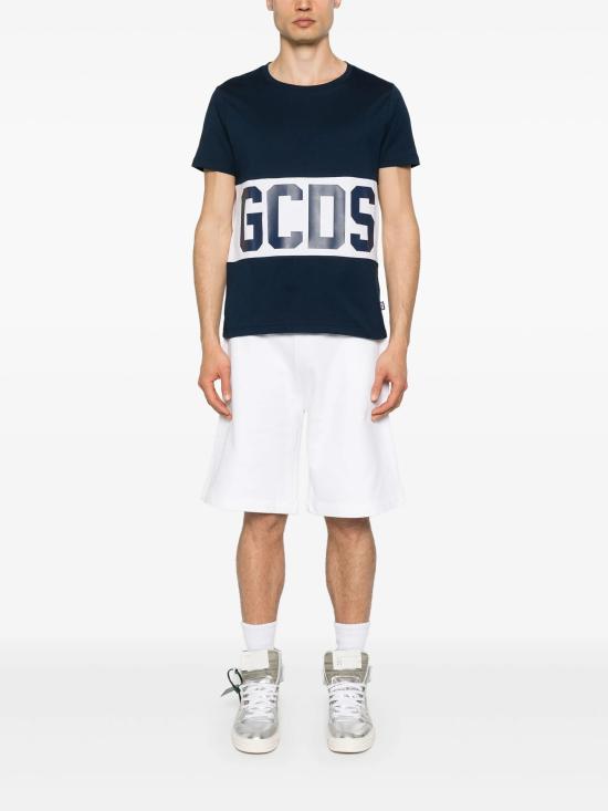 25SS 지씨디에스 반팔 티셔츠 B1XM2314JA3 77 LIGHT NAVY - GCDS
