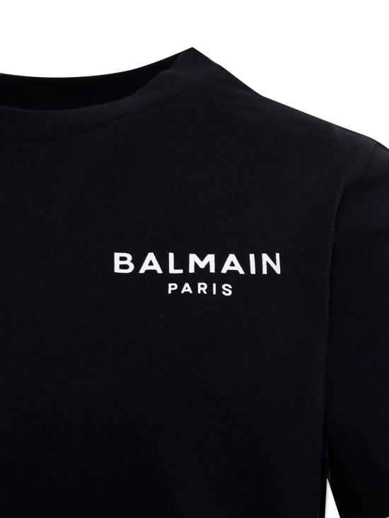 25FW [키즈] 발망 티셔츠 BX8P11Z3186 930BC - BALMAIN