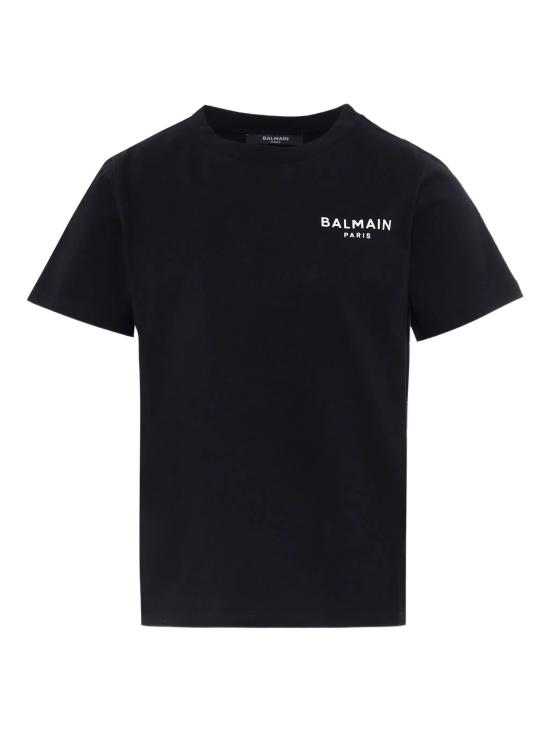 25FW [키즈] 발망 티셔츠 BX8P11Z3186 930BC