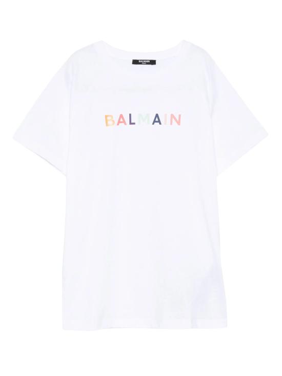 25FW [키즈] 발망 티셔츠 BX8R31Z3186 100MC