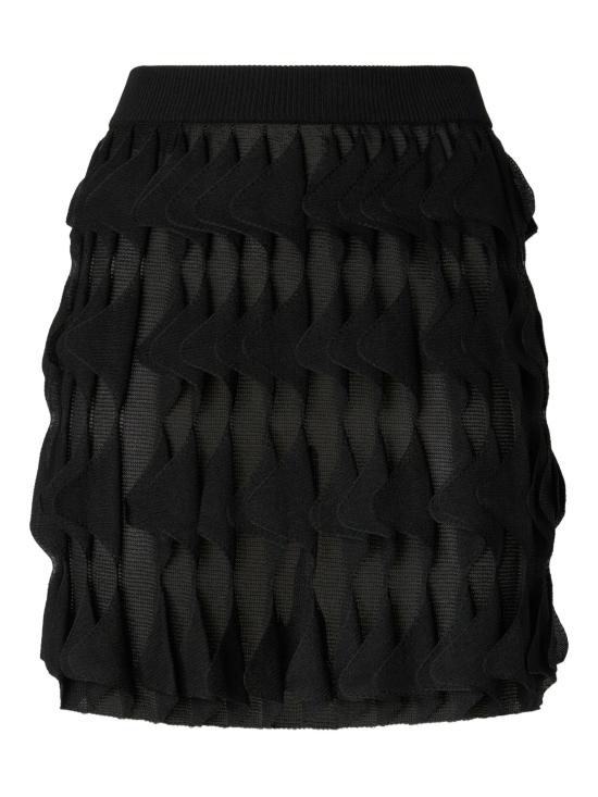 25SS 미소니 미디 스커트 DS25SH0YBK01BJ 93911 BLACK BEAUTY