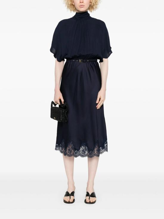 25SS 에르마노 피렌제 롱 원피스 D46EQ013CCE66MF794 00794 BLUE MARINE - ERMANNO FIRENZE