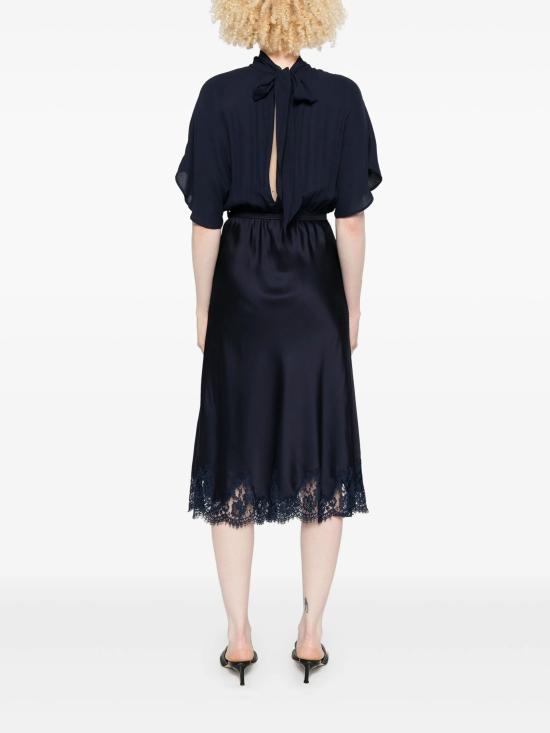 25SS 에르마노 피렌제 롱 원피스 D46EQ013CCE66MF794 00794 BLUE MARINE - ERMANNO FIRENZE