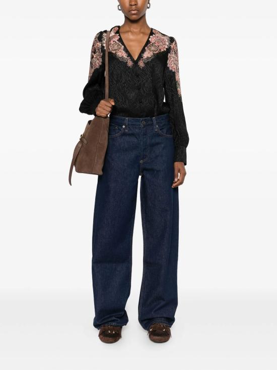 25FW 트윈셋 셔츠 252TP2046 12742 NERO RUGGINE - TWINSET