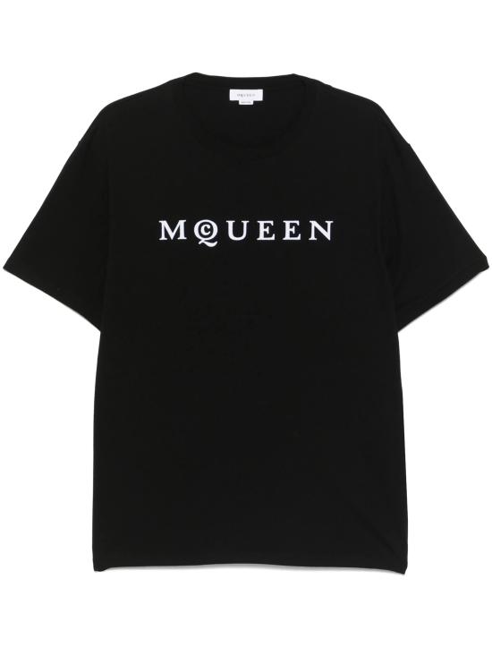 25FW MC QUEEN 반팔 티셔츠 828420QTADD 0520 BLACK WHITE