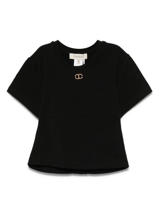 25SS [키즈] 트윈셋 티셔츠 251GJ2481 00006 NERO