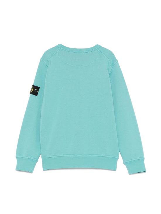 25SS [키즈] 스톤 아일랜드 캐시미어 니트 K1S166100011S0040 V0042 TURQUOISE - STONE ISLAND