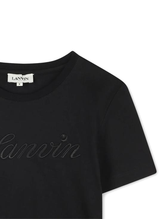 25FW [키즈] 랑방 티셔츠 N30251 09B NERO - LANVIN