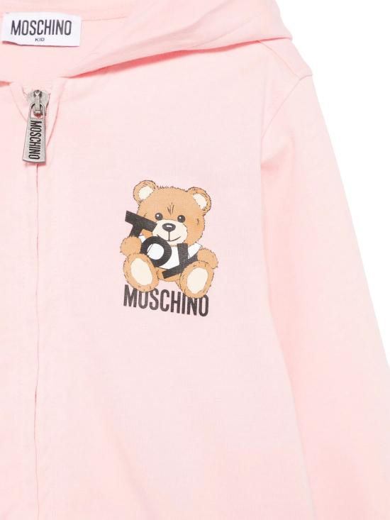 25SS [키즈] 모스키노 트레이닝 상의 HUF093LCA19 50209 SUGAR ROSE - MOSCHINO