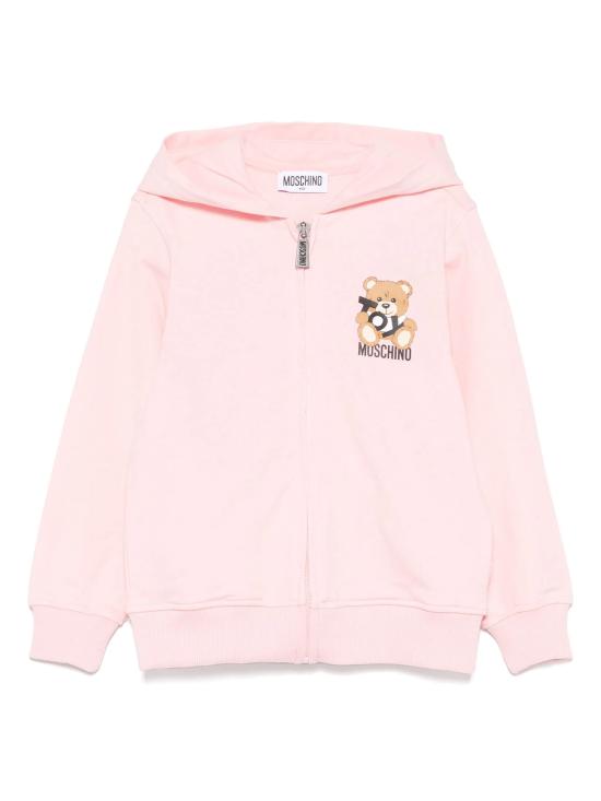 25SS [키즈] 모스키노 트레이닝 상의 HUF093LCA19 50209 SUGAR ROSE