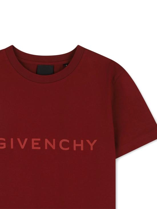 25FW [키즈] 지방시 티셔츠 H30952 95C BORDEAUX - GIVENCHY