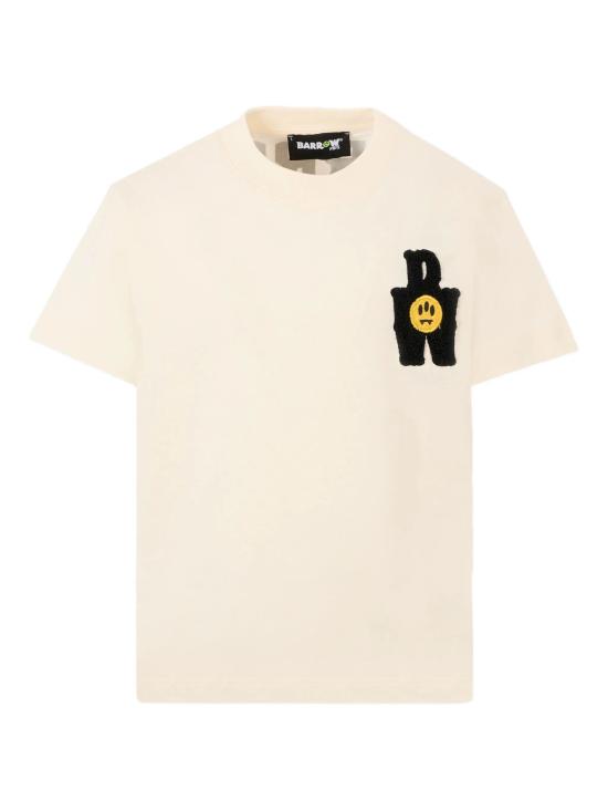 25FW [키즈] 바로우 티셔츠 F5BKJUTH083 013 CREMA