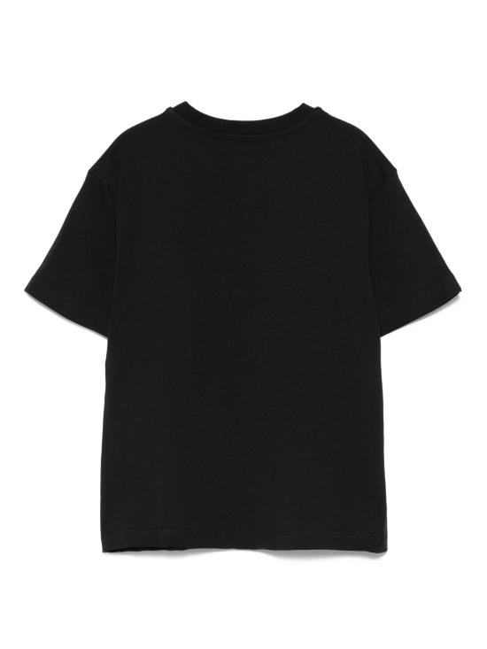 25FW [키즈] 엠에스지엠 티셔츠 F5MSJUTH007 110 83 NERO PINK PEONY - MSGM