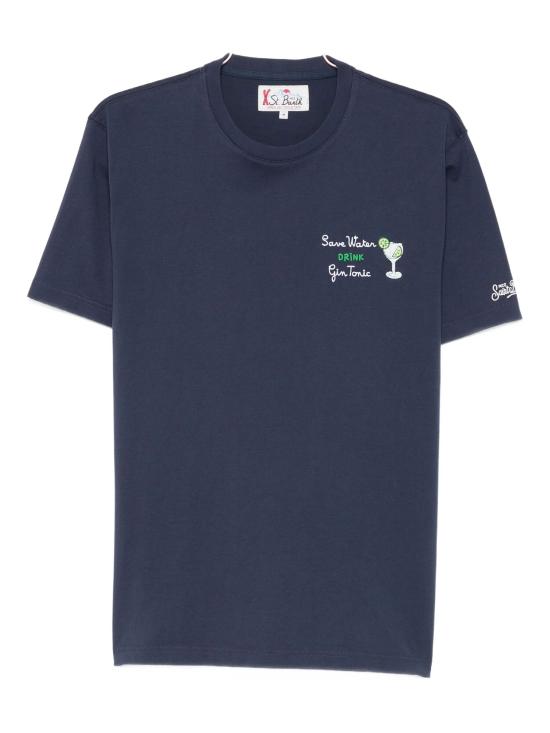 25FW 세인트바쓰 반팔 티셔츠 ARNOTT DRINK GIN SAVE 61 EMB