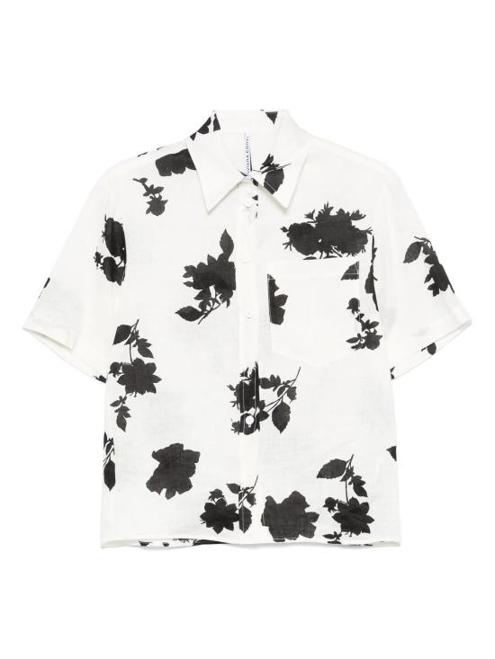 25SS 리비아나 콘티 셔츠 L5SL52 ROS1 BIANCO NERO