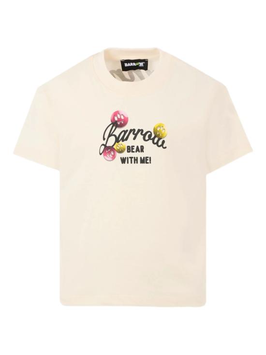 25FW [키즈] 바로우 티셔츠 F5BKJGTH203 013 CREMA
