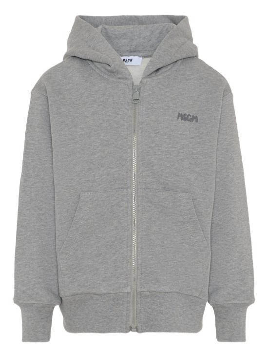 25FW [키즈] 엠에스지엠 니트/스웻셔츠 F5MSJUZH002 104 GRIGIO MELANGE SCURO