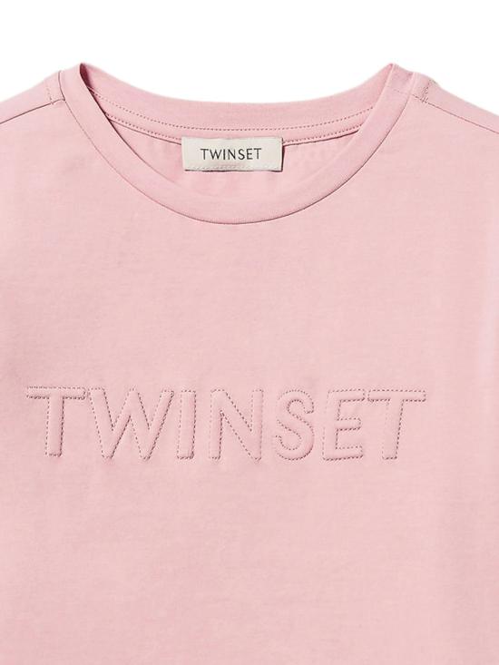 25SS [키즈] 트윈셋 티셔츠 251GJ2534 00533 SWEET ROSE - TWINSET