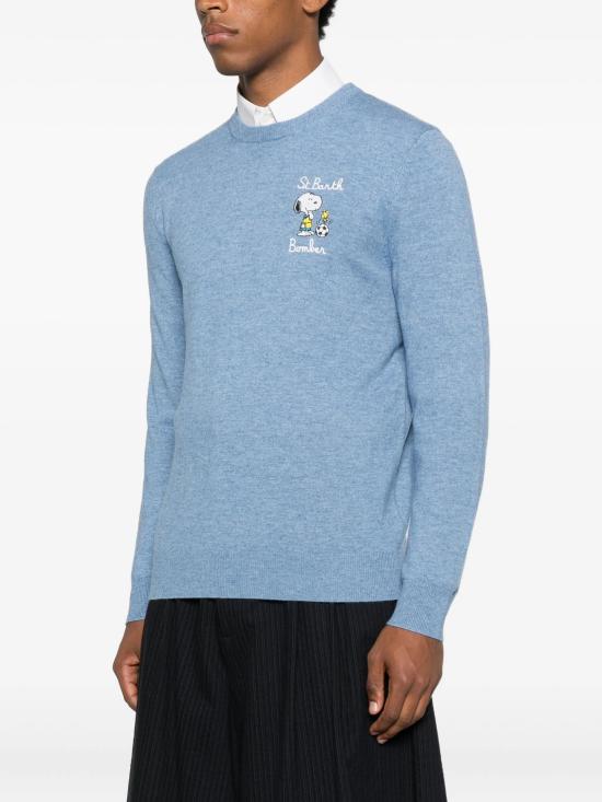 25FW 세인트바쓰 스웨터 HERON LIGHT EMBRY SNOOPY FOOTBALL 33 - MC2 SAINT BARTH