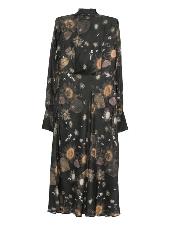 25FW 세미쿠튀르 롱 원피스 Y5WS07 FLW55 FIORE ANTRACITE - SEMI-COUTURE