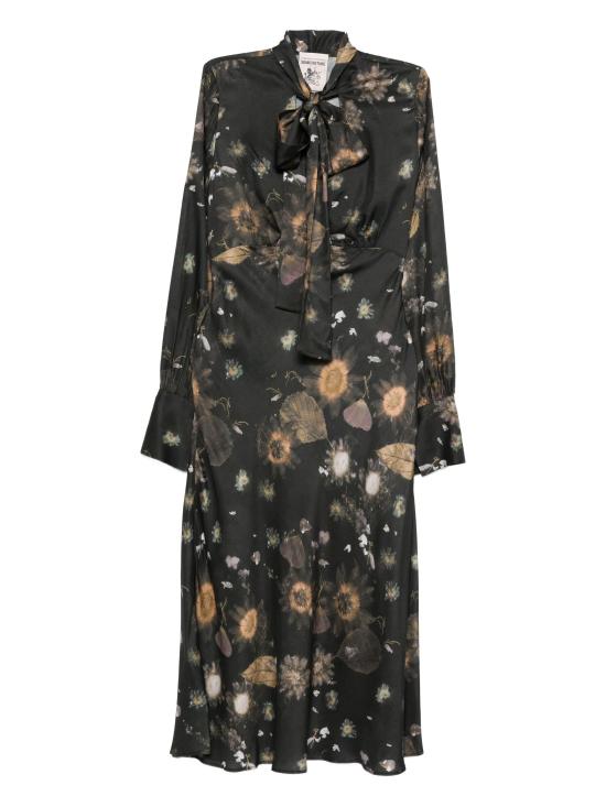 25FW 세미쿠튀르 롱 원피스 Y5WS07 FLW55 FIORE ANTRACITE