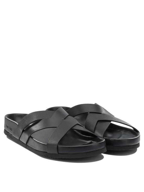 26SS 톰포드 샌들 J1586LCL527NNAA Black - TOMFORD