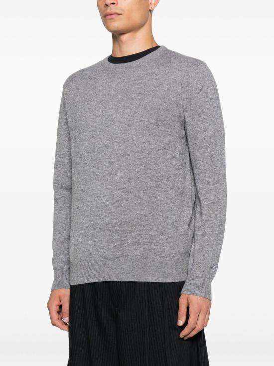 25FW 세인트바쓰 스웨터 REGENT MERINOCASH 15M GREY MELANGE - MC2 SAINT BARTH