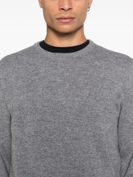 25FW 세인트바쓰 스웨터 REGENT MERINOCASH 15M GREY MELANGE - MC2 SAINT BARTH