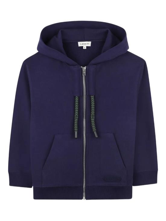 25FW [키즈] 랑방 트레이닝 상의 N30317 868 BLU ELETTRICO